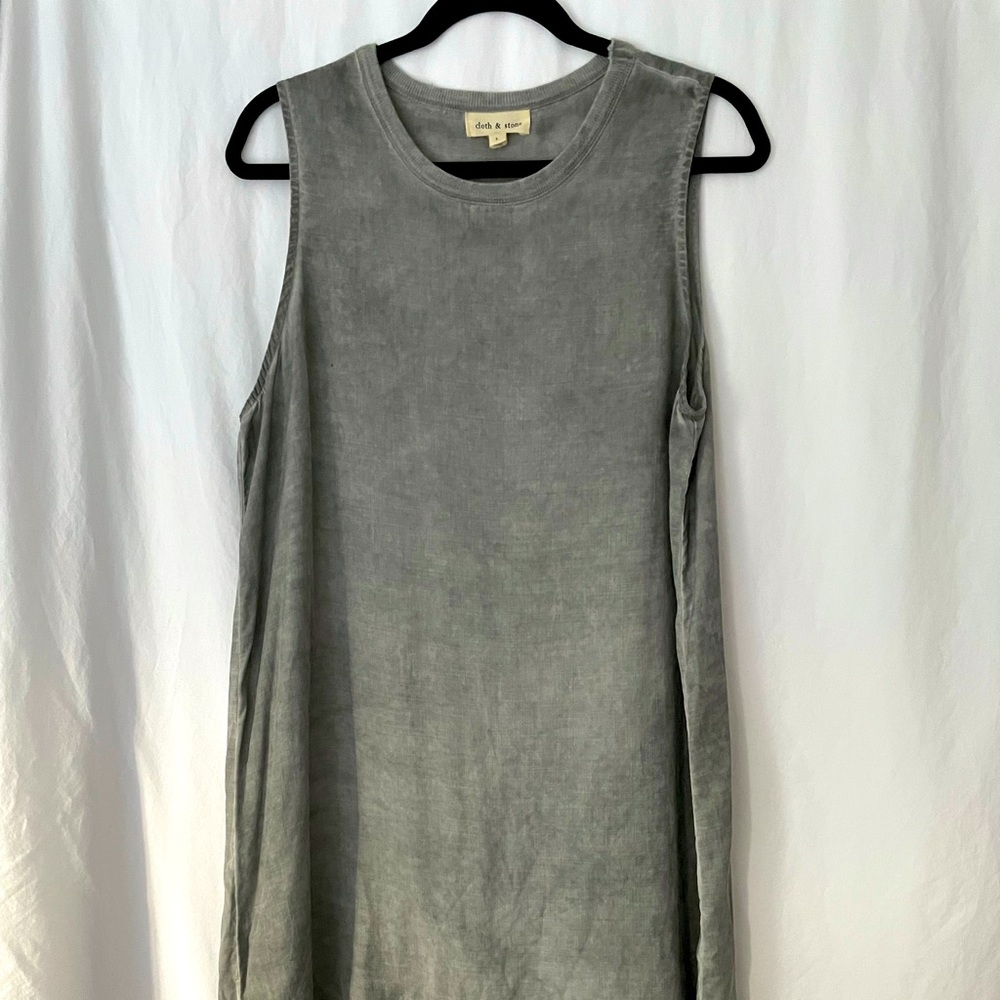 Cloth & Stone grey tunic dress